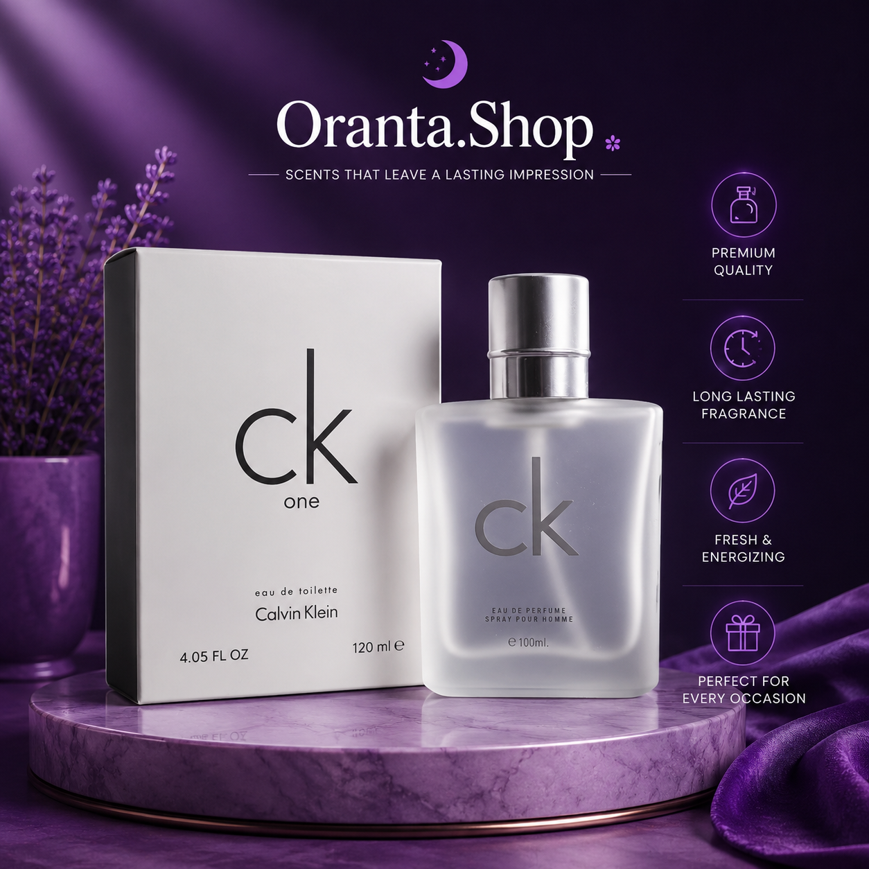 CK ONE Perfume for Men 120ml | Long-Lasting Eau De Toilette Fragrance